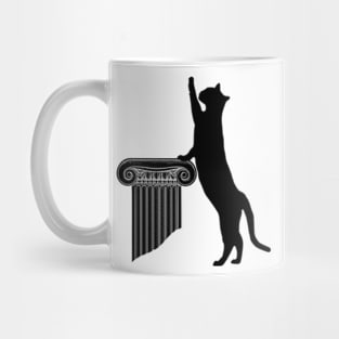 Black Cat Ancient Roman Empire Mug